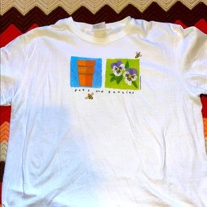 🍂 Vntg. Pots&Pansies Tee